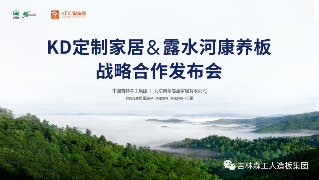 吉林森工Z6尊龙凯时康养板&KD定造家居战术合作颁布会暨签约典礼圆满实现